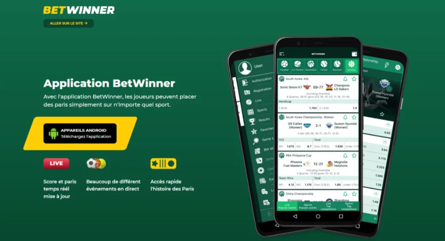 Betwinner Bets  Plongez dans l'univers des paris sportifs